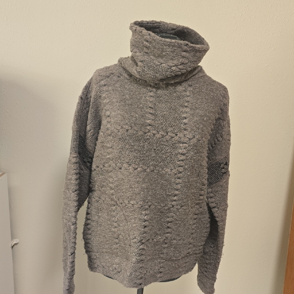 Cozy Gray Turtleneck Sweater